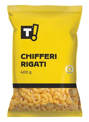 TJ. CHIFFERI RIGATI 400 g T!