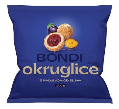 OKRUGLICE S ŠLJIV 800 g BONDI