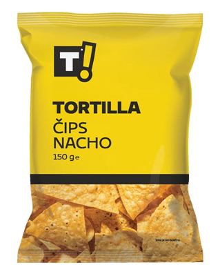 ČIPS TORTILLA NACHO 150 g T!
