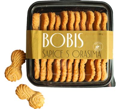 ŠAPICE S ORASIMA 280 g BOBIS