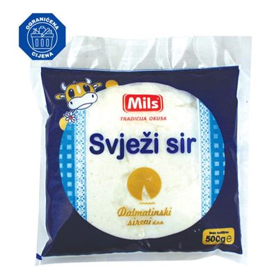 SIR SVJEŽI 500 g PVC