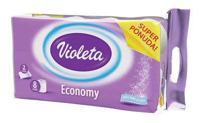 VIOLETA TOALETNI PAPIR 8/1 2-SLOJA ECONOMY