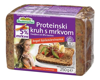 PROTEINSKI KRUH S MRKVOM 250g
