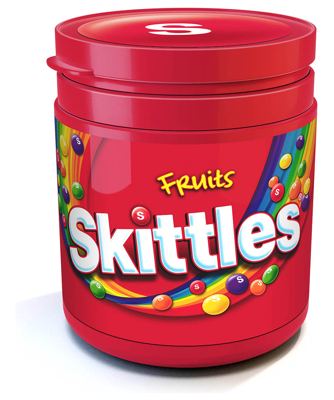 SKITTELS BOČ.FRUITS 125g