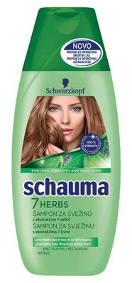 ŠAMPON SCHAUMA 7 LEKOVITIH TRAVA 250ML