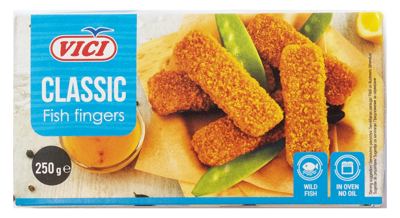 VICI Fish fingers breaded 40% 250g