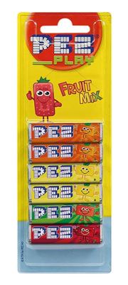 PEZ EUROBLISTER FRUIT 6KOM 51g
