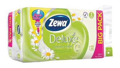 Toal.papir Zewa Deluxe camomile 3sl 16/1