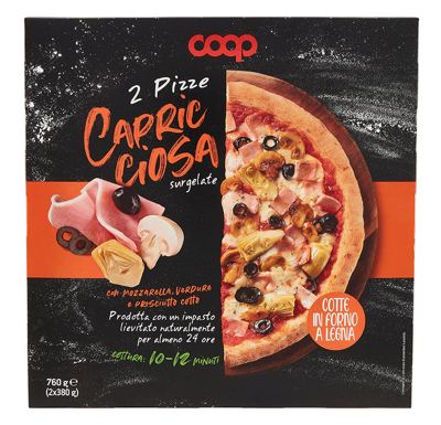 PIZZA CAPRICCIOSA 2x380 g COOP