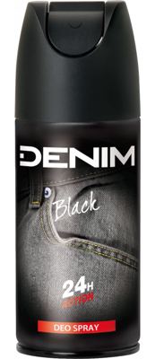 DEO DENIM SPRAY 150ML BLACK -6/1-