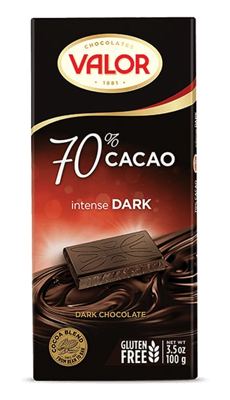 VALOR 100g ČOKOLADA TAMNA 70% KAKAO