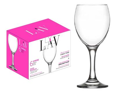 ČAŠA STAKLO ZA VINO SET 6X245 mL EMP553F OFFERT.