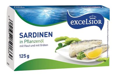 SARDINE U BILJNOM ULJU 125 g EXCELSIOR