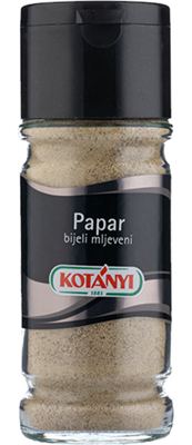 KOTANYI PAPAR BIJELI MLJEVENI STAKLO 54g