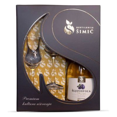 RAKIJA ŠLJIVOVICA ŠIMIĆ 0,7 + 2 ČAŠE (4)*