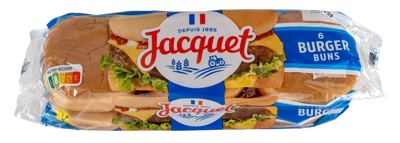 PECIVO BURGER 6/1 315g JACQUET