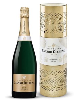 CANARD DUCHENE LEONIE BRUT ŠAMPANJAC + DRŽAČ ZA SVIJEĆU 0,75 gift box (6)*
