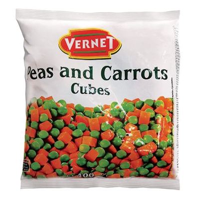 VERNET GRAŠAK I MRKVA 400g SMRZ.