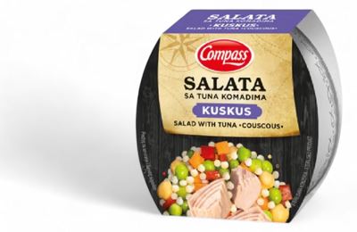 TUNA SALATA KUS KUS COMPASS 160 g (10)