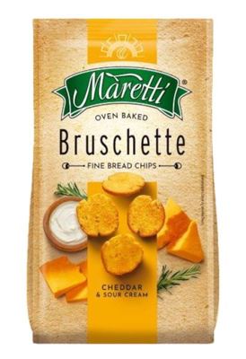 BRUSCHETTI CHEDDAR 140 g MARET