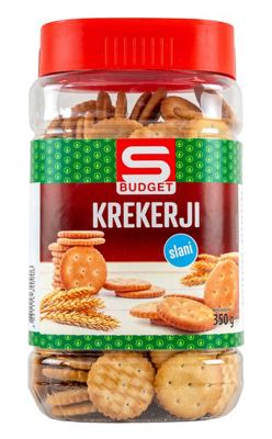 KREKERI S BUDGET SLANI 350 g