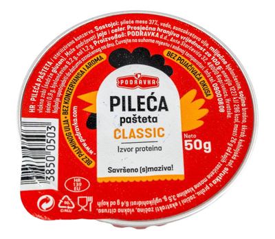 PAŠT.PODRAVKA PILEĆA 50g