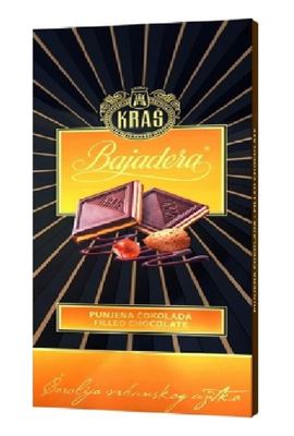 ČOKOLADA BAJADERA 130g KRAŠ