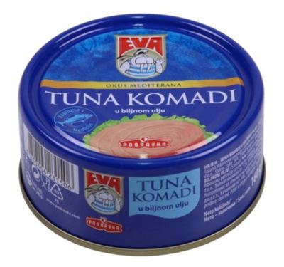 TUNA KOMADI ULJE 80g-ocijeđene mase 56g