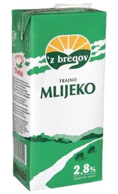 N-MLIJEKO Z BREGOV 1.00L 2.80%MM ČEP -12/1- 2050