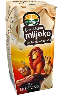 MLIJEKO BIJELA ČOKOLADA 0,2l DISNEY Z BREGOV