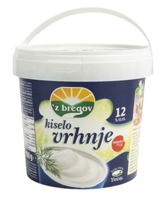 VRHNJE KISELO 900g 12%MM KANTICA VINDIJA