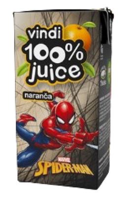 VINDI DISNEY 100% NARANČA 0,2L