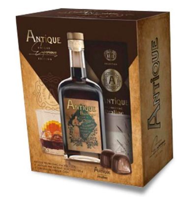 N-*LIKER PELINKOVAC ANTIQUE 0,7L S PRALINOM I ČAŠOM -6/1-