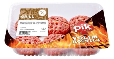 MESNI UŠTIPCI SA SIROM 300g PIK