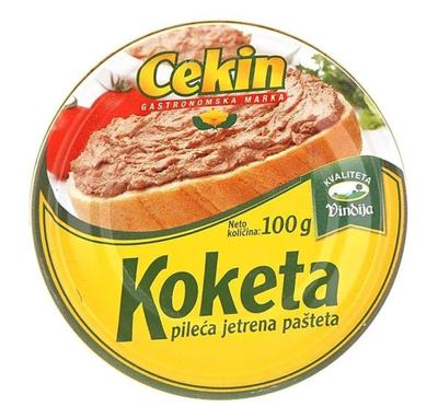 PAŠTETA PILEĆA JETRENA 100 g KO