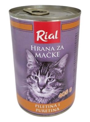 RIAL MM PILETINA PURETINA MAČKA 405g (24)
