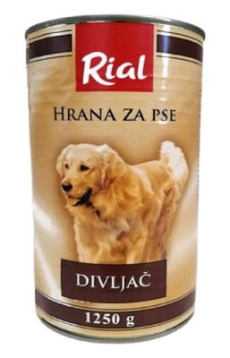 HRANA ZA PSE 1250g DIVLJAČ-RIAL