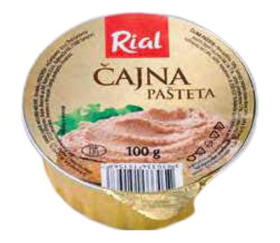 PAŠTETA ČAJNA 100G RIAL