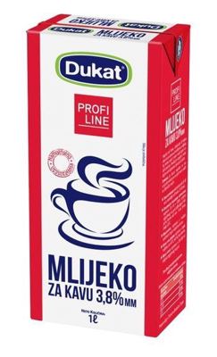 MLIJEKO ZA KAVU 3,8% 1,0 PROFI LINE BRIK DUKAT (12)