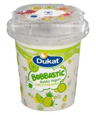 JOGURT BOBBASTIC LIME PINEAPPLE 300g DUKAT