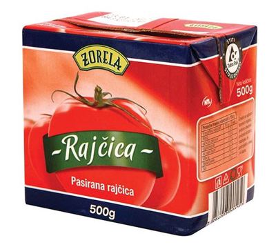 RAJČICA PASIRANA 500g ZORELA