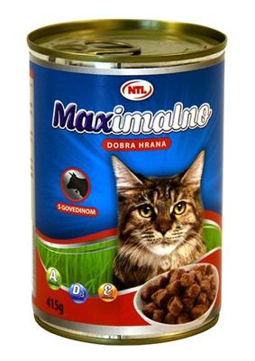 MAX HR.MAČKE 415g GOVEDINA