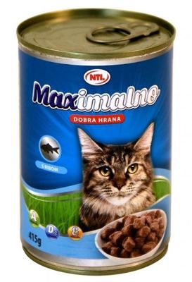 MAX HR.MAČKE 415g RIBA