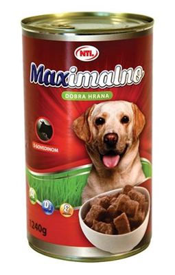 HRANA ZA PSE MAX NTL 1240 g GOVEDINA HOBBY