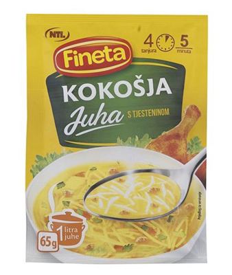 JUHA FINETA KOKOŠJA S TJESTENINOM 65g