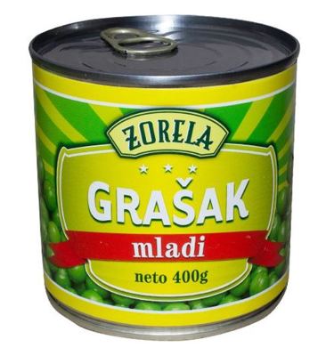GRAŠAK ZORELA 400g- ocjeđena masa 265g