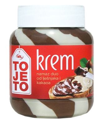 NAMAZ KREM 400g DUO LJEŠNJAK/KAKAO TO JE TO