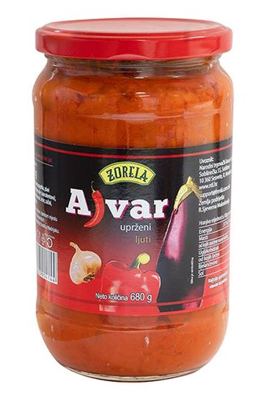AJVAR ZORELA 680gLJUTI
