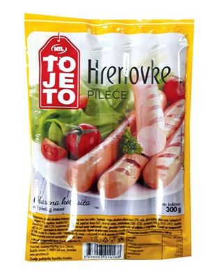 HRENOVKE PILEĆE 300g TOJETO