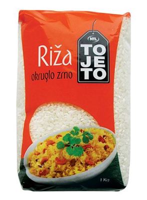RIŽA TO JE TO 1kg OKRUGLO ZRNO VREĆ.